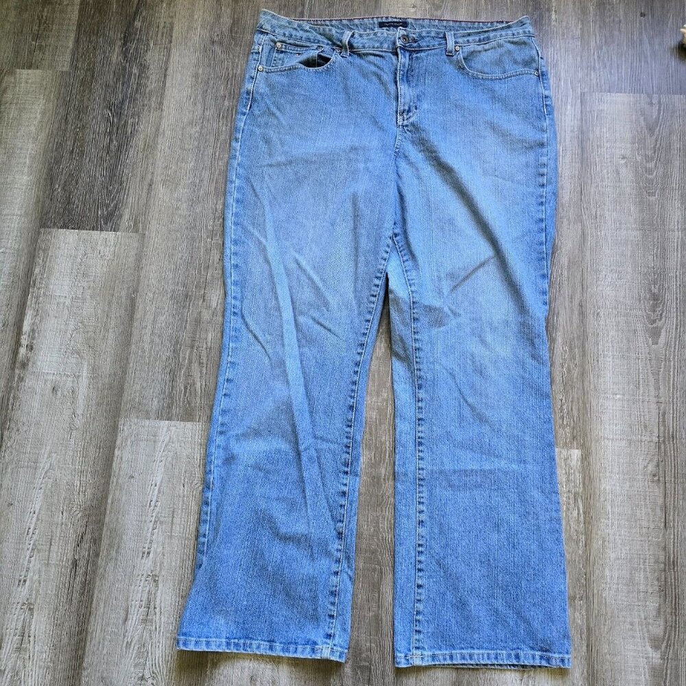 Tommy Hilfiger Jeans Womens Size 16 Classic Straight Denim Blue Jean Pants 38x31